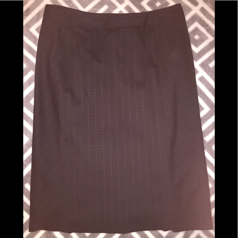 Express Pink Striped Skirt